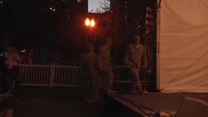 Waterfront Field Artillery Demonstration Attracts Music Fans and Spectators