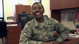 Airman 1st Class Chelaysia Partee - Air Force Birthday