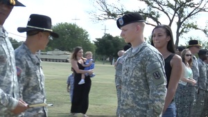 35 1CD Soldiers Re-enlist on Cooper Field
