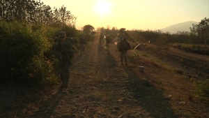Soldiers Conduct Road March