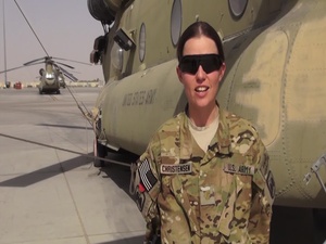 MAJ Pearl Christensen Shout Out to Daughter