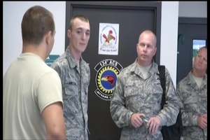 Command Chief James Hotaling Visits the 184th Intelligence Wing