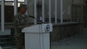 9/11 Remembrance Ceremony from Bagram