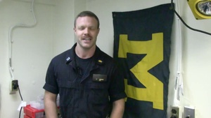 Lt. Coleman Meadows University of Michigan Shout Out
