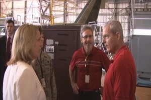 Secretary of the Air Force Visits Team Robins