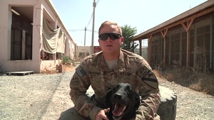 SGT Ryan McKenzie and Shadow Shout-Out to Family