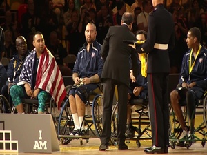 Basketball Medal Ceremony