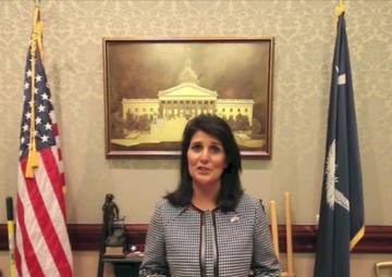 Governor Nikki Haley wishes the Air Force a happy birthday