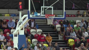 US Wounded Warrior Wheelchair Basketball Team Competes at Invictus Games 2014 (B-Roll)