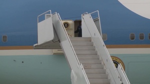 President Obama Arrives at MacDill AFB