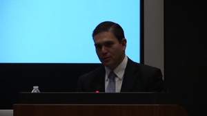 Colombian Defense Minister at Regional Security Workshop