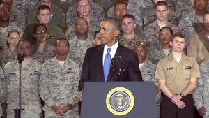President Obama speaks to Team MacDill