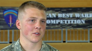 USAREUR Best Warrior Soldier of the Year Winner Raw Interview