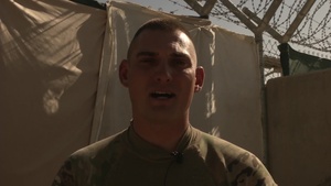 SPC Richard Ray Shout Out to Family