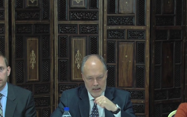 Ambassador Cunningham Welcomes Alumni to U.S. Embassy Kabul