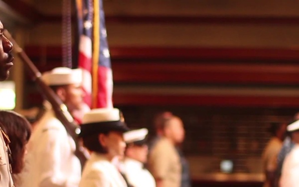 B-roll of Builder Chief Petty Officer Chris Jeffries Retires From the US Navy