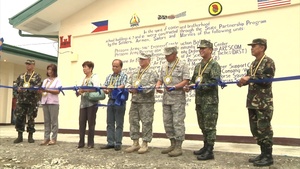 Ribbon Cutting Ceremony and Building Turnover (Guam/Hawaii National Guard) to Marasbaras National High School