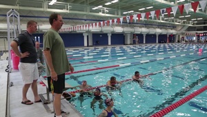 2014 Warrior Games Swimming Practice