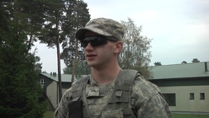Lithuanian Army Family Day with their U.S. counterparts