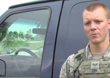 Security Force Members Get Close