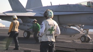 Aircraft Launch from USS George H.W. Bush in the Arabian Gulf