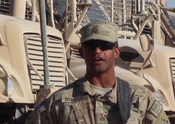 PFC Jose Fernandes Shout Out to Family