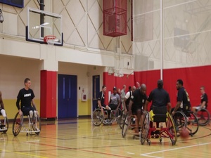 2014 Warrior Games Wheel Chair Basketball B-Roll