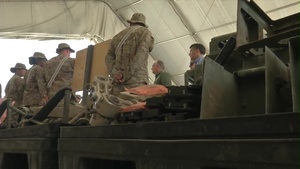 Four Governors and Under Secretary of Army Visit Bagram, Afghanistan