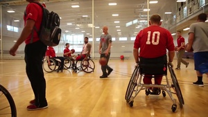 2014 Warrior Games, Wheelchair Basketball Footage