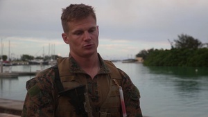 An Amphibious Reconnaissance Team Conducts a Raid