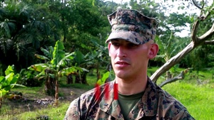 U.S. Marine Engineers Build an Obstacle Course in Belize During Southern Partnership Station '14.