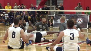Army MSG Michael Lacy Sitting Volleyball B-Roll