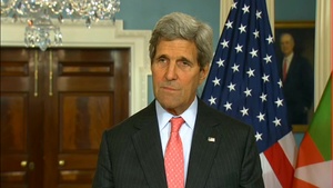 U.S. Secretary of State, John Kerry Host a Bilateral With Burmese FM Wunna Maung Lwin