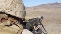 1st ANGLICO Trains with Heavy Machine Guns