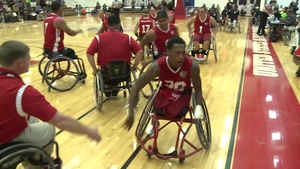 Marines vs. Army Basketball Warrior Games