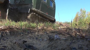 Michigan Engineer Soldiers Learn Latvian Vehicles