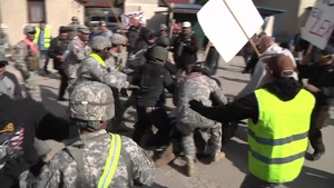 Arizona National Guard Riot Training