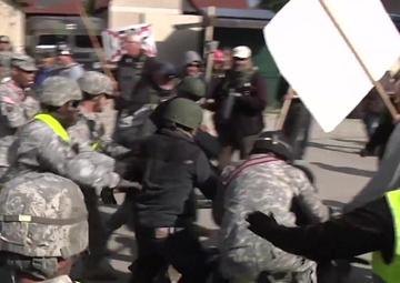 Arizona National Guard Riot Training