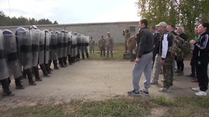 Michigan Military Police Train with Latvian Riot Squad