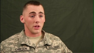 SPC Keegan Carlson Best Warrior Competition 2014 Interview