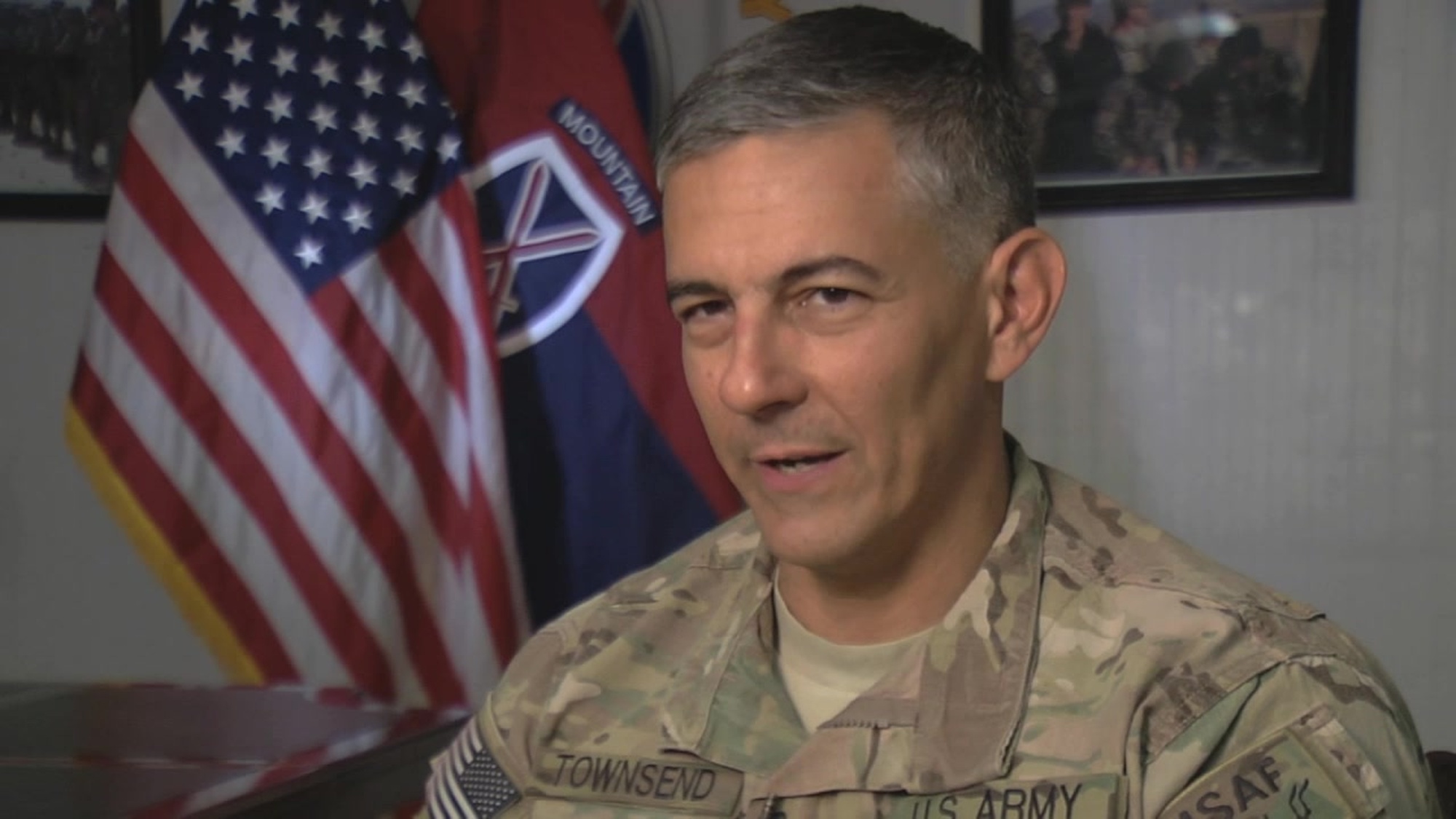 Maj. Gen. Stephen Townsend, commanding general, Regional Command-East, says the current priorities in Afghanistan still include combat operations. RC-East is set to transition to a Train, Advise and Assist Command withing the net 30 days. Produced by Gail McCabe.