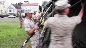 Marines, Sailors Set Up HA/DR Village During Fleet Week San Francisco 2014