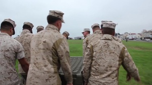 Marines, Sailors Set Up HA/DR Village During Fleet Week San Francisco, B-Roll