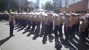 Marines Strut their Stuff During Italian Heritage Parade