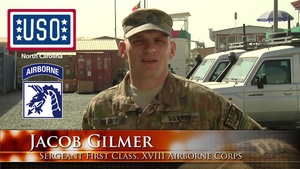 USO North Carolina/Carolina Panther Greetings