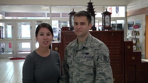 Staff Sgt. Sarah and Chad Gaudiosi