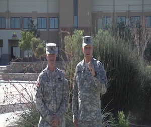 COL Ross Coffman, CSM Paul Biggs