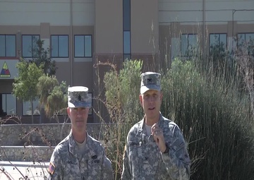 COL Ross Coffman, CSM Paul Biggs