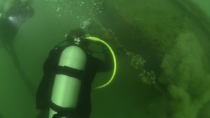 USS Arizona underwater footage cameraman