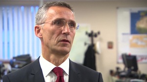 NATO Secretary General Briefed on Operations in First Visit to Top Allied Military Command, Joint Press Point